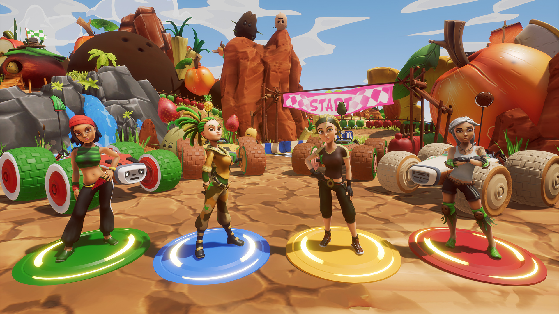All-Star Fruit Racing Steam CD Key Screenshot 3