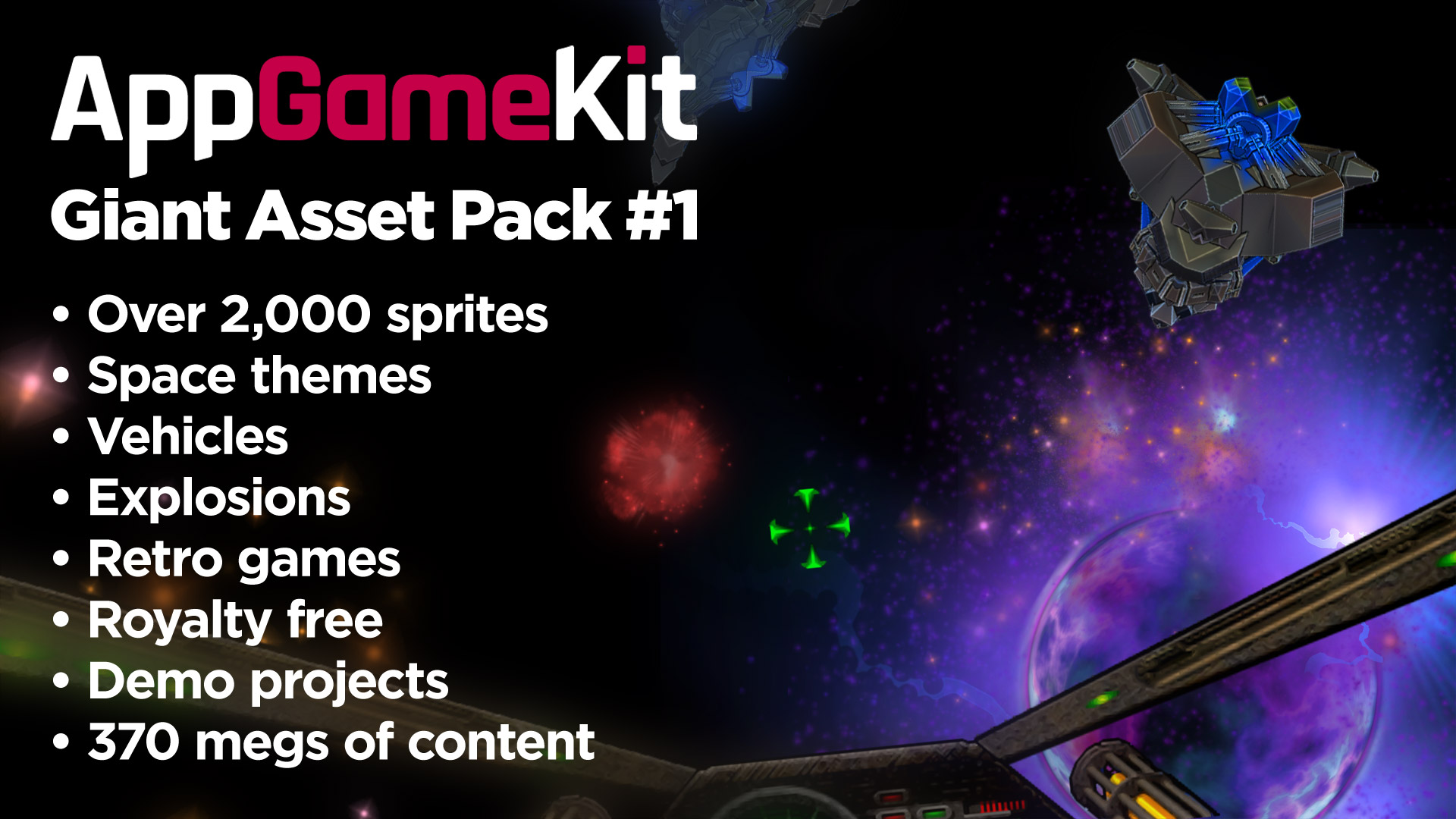 AppGameKit - Giant Asset Pack 1 DLC Steam CD Key Screenshot 1