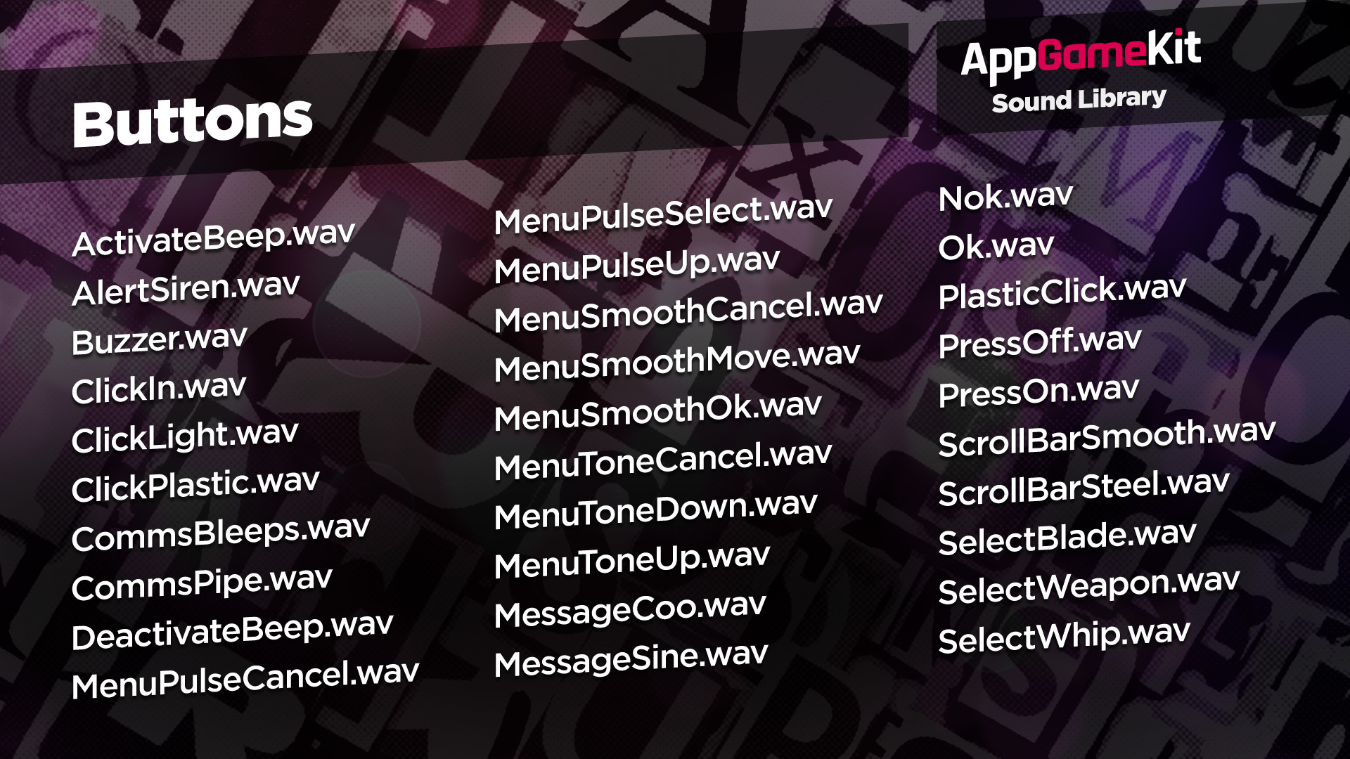 AppGameKit - Sound Library DLC Steam CD Key Screenshot 5