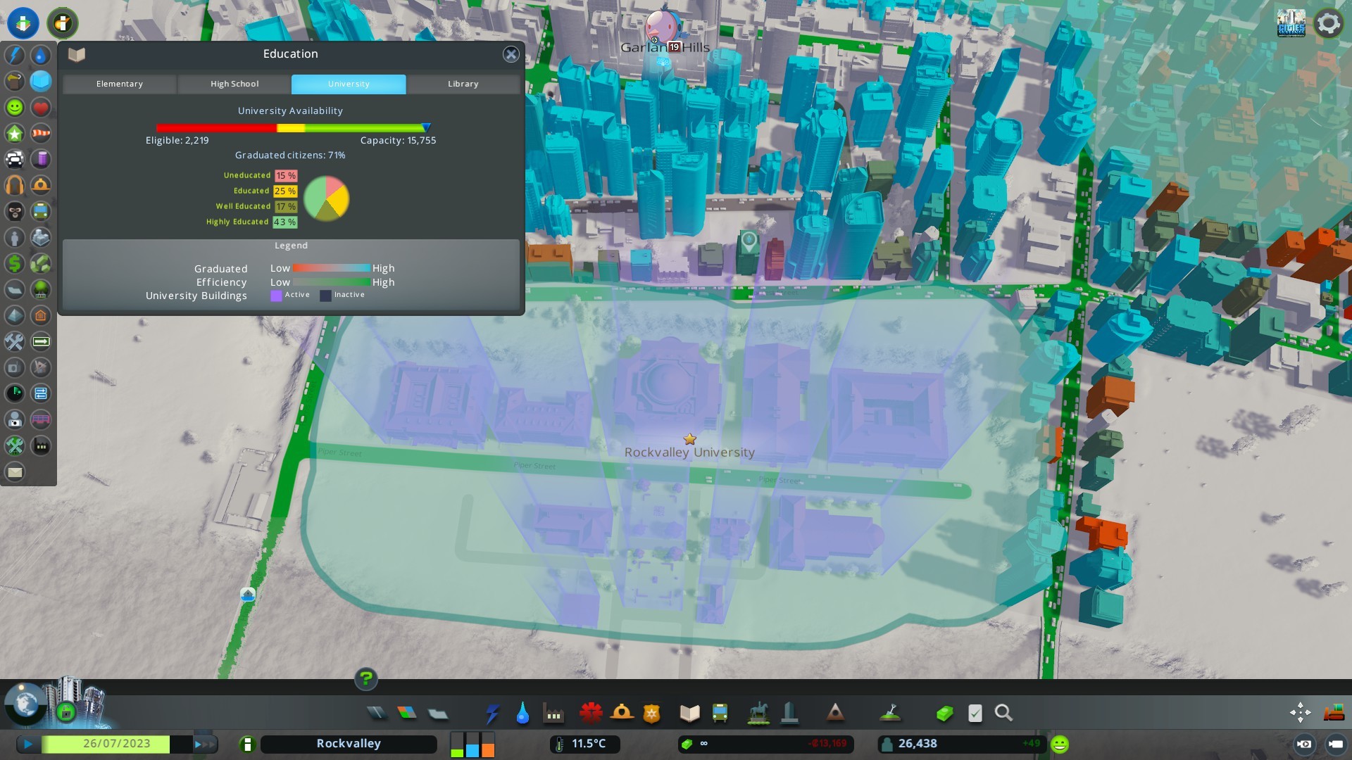 Cities: Skylines - Campus DLC Steam CD Key Screenshot 2