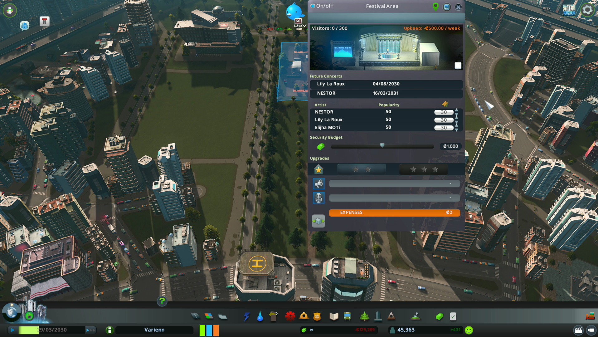 Cities: Skylines - Concerts DLC Steam CD Key Screenshot 4