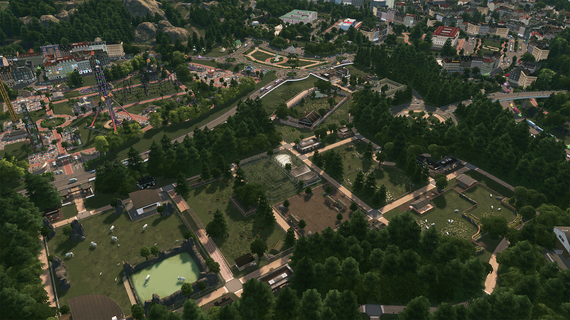 Cities: Skylines + Parklife DLC EU Steam CD Key Screenshot 1