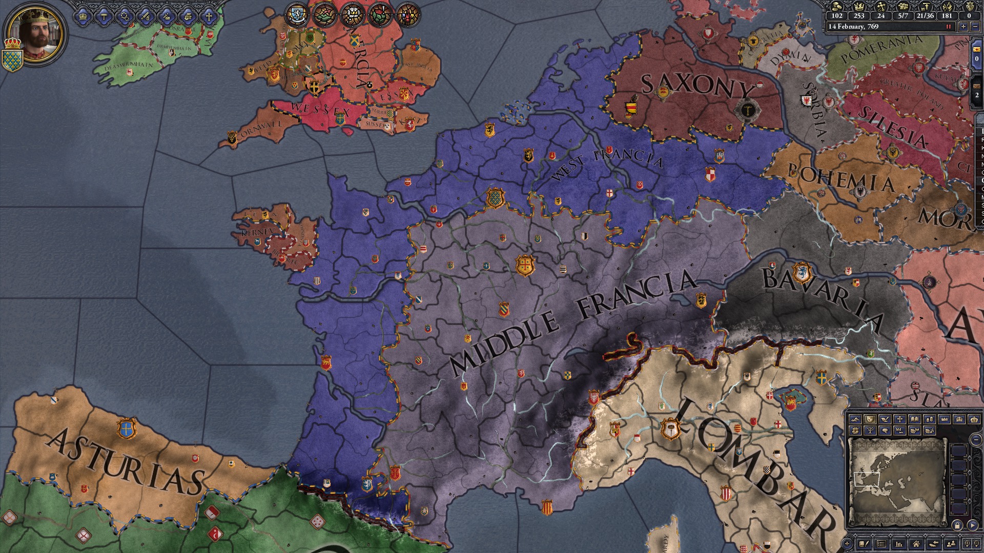 Crusader Kings II - Charlemagne DLC - PC (Steam) Screenshot 1
