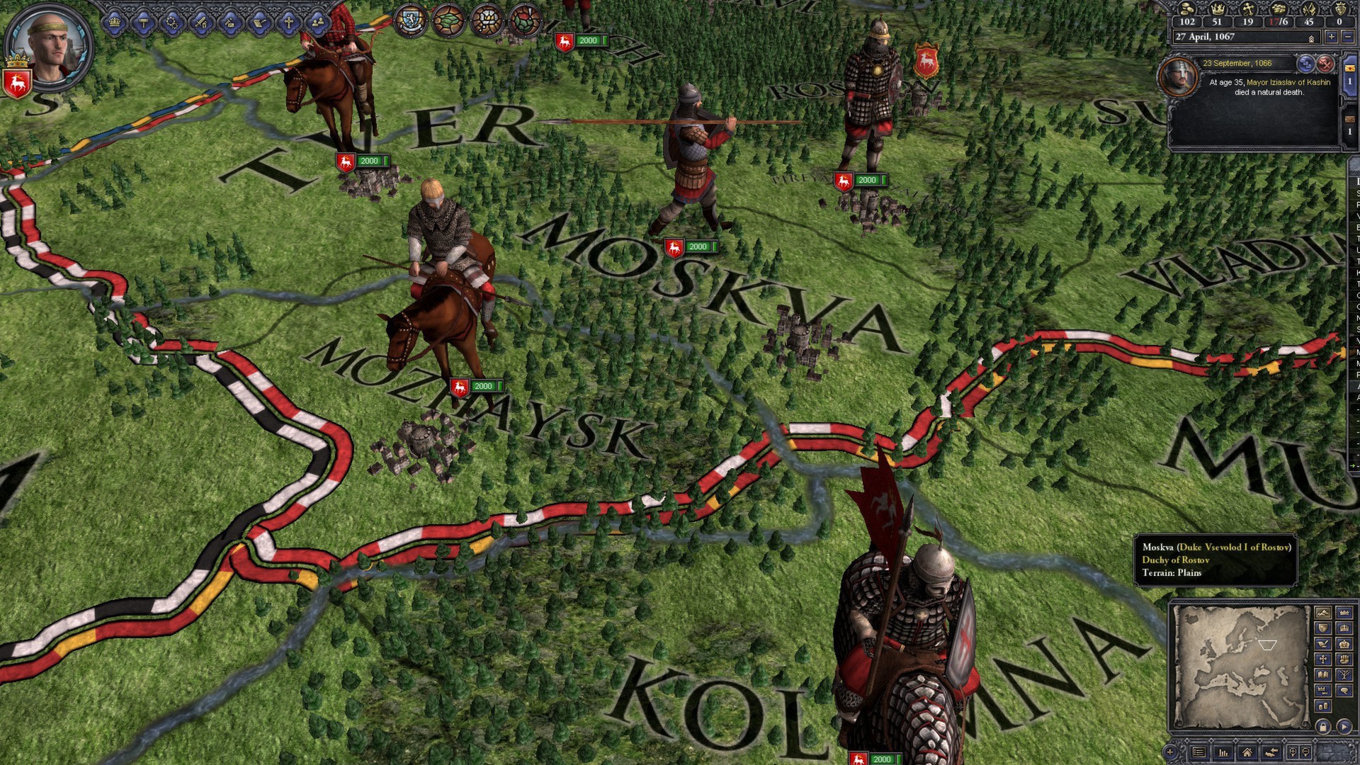 Crusader Kings II - Russian Unit Pack DLC Steam CD Key Screenshot 1