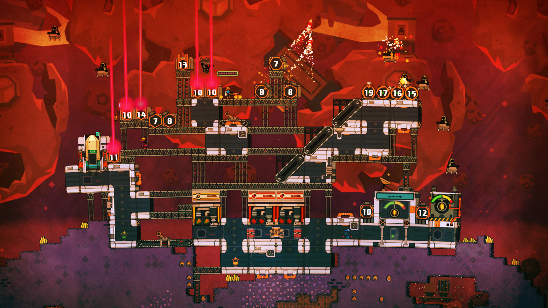 PixelJunk Nom Nom Galaxy - PC (Steam) Screenshot 2