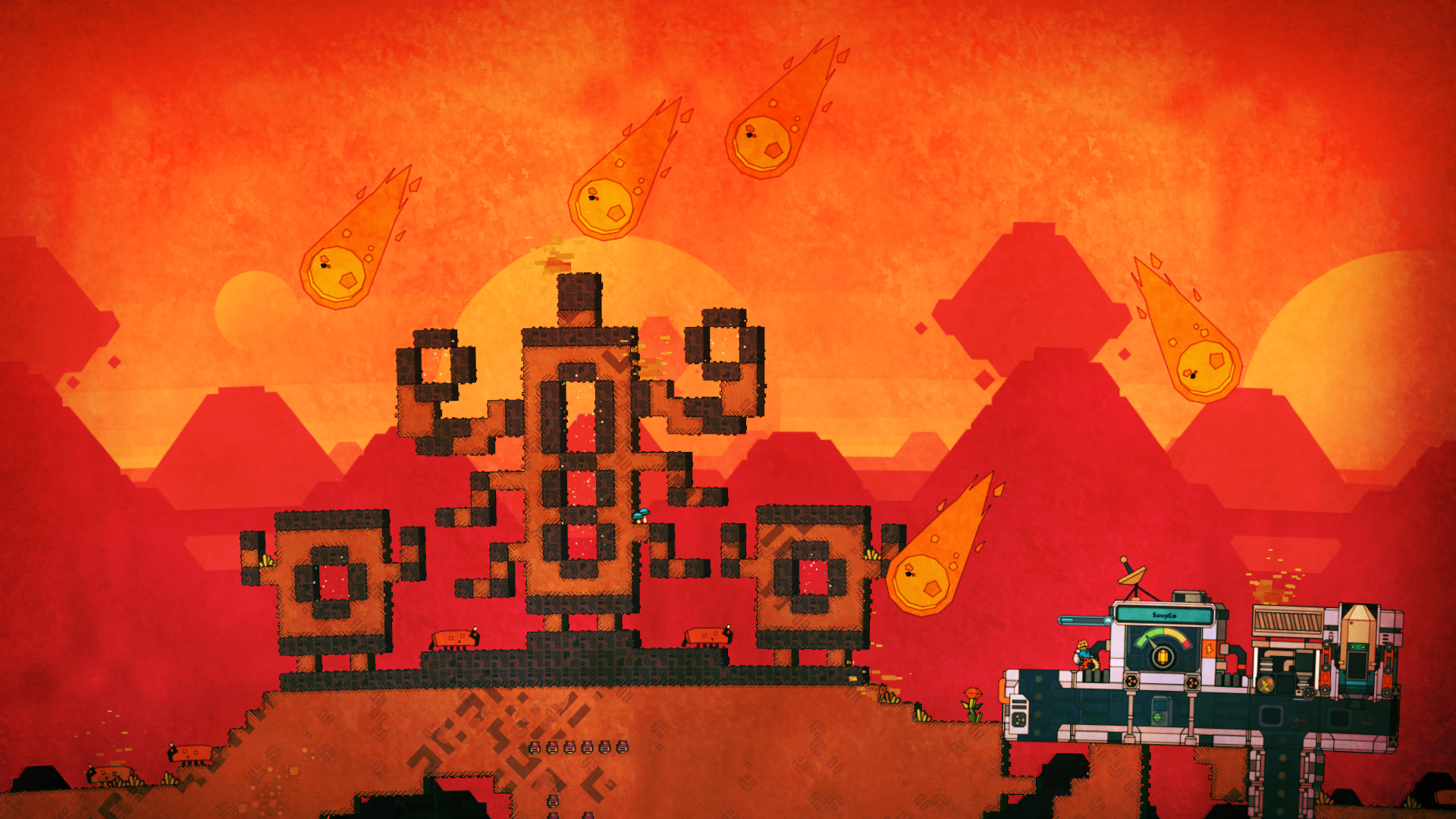 PixelJunk Nom Nom Galaxy - PC (Steam) Screenshot 4