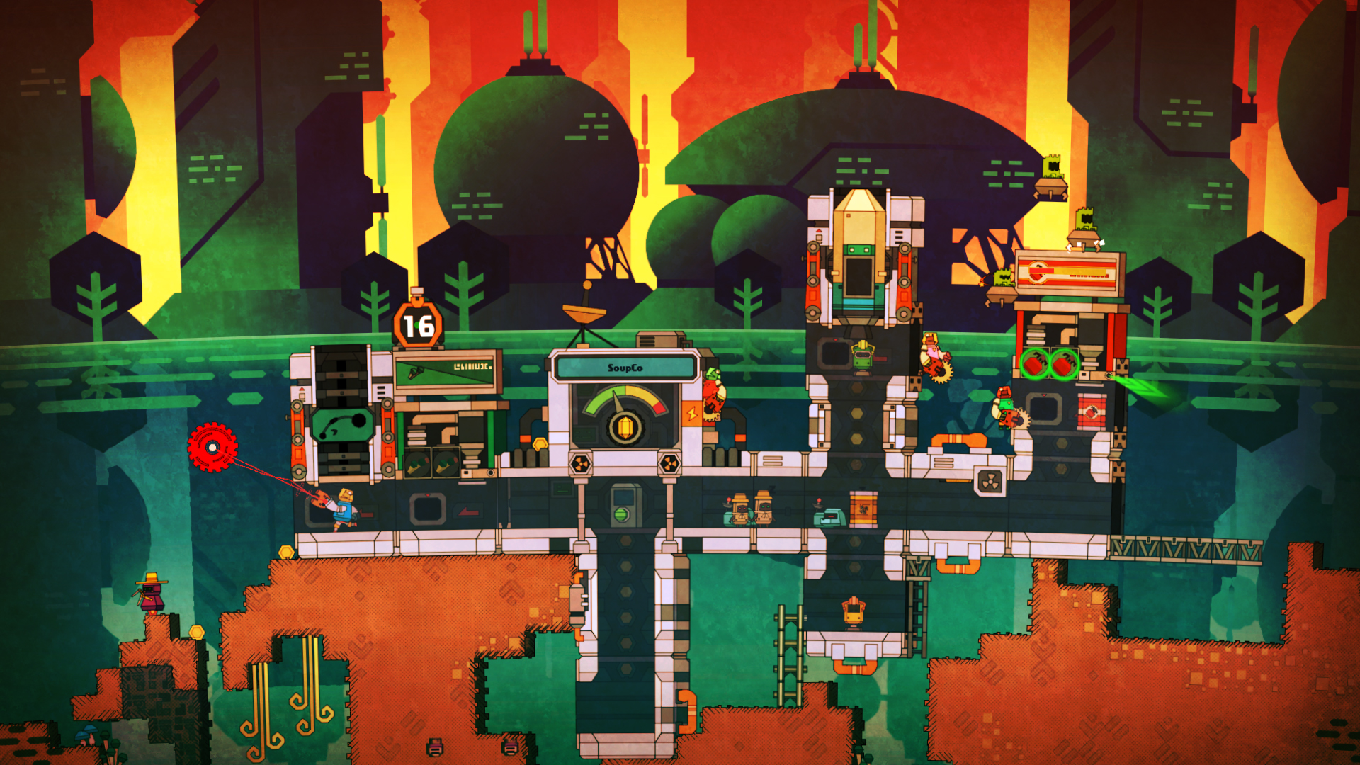 PixelJunk Nom Nom Galaxy - PC (Steam) Screenshot 1