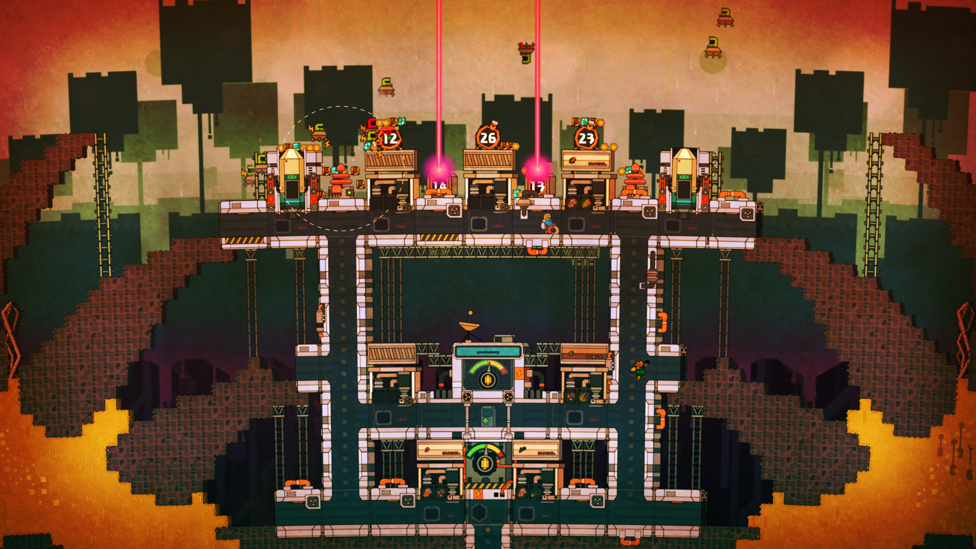 PixelJunk Nom Nom Galaxy - PC (Steam) Screenshot 7
