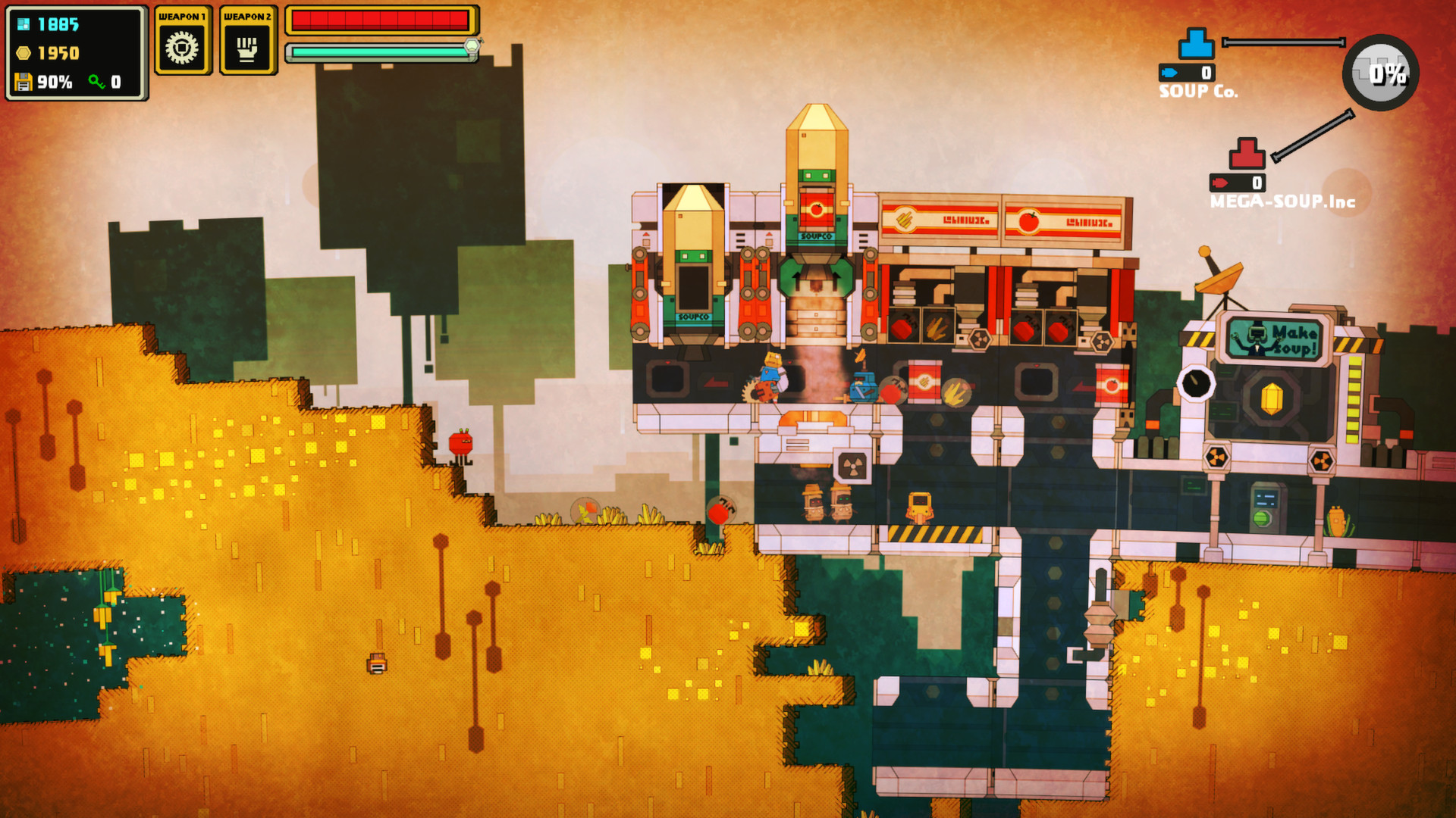 PixelJunk Nom Nom Galaxy - PC (Steam) Screenshot 12