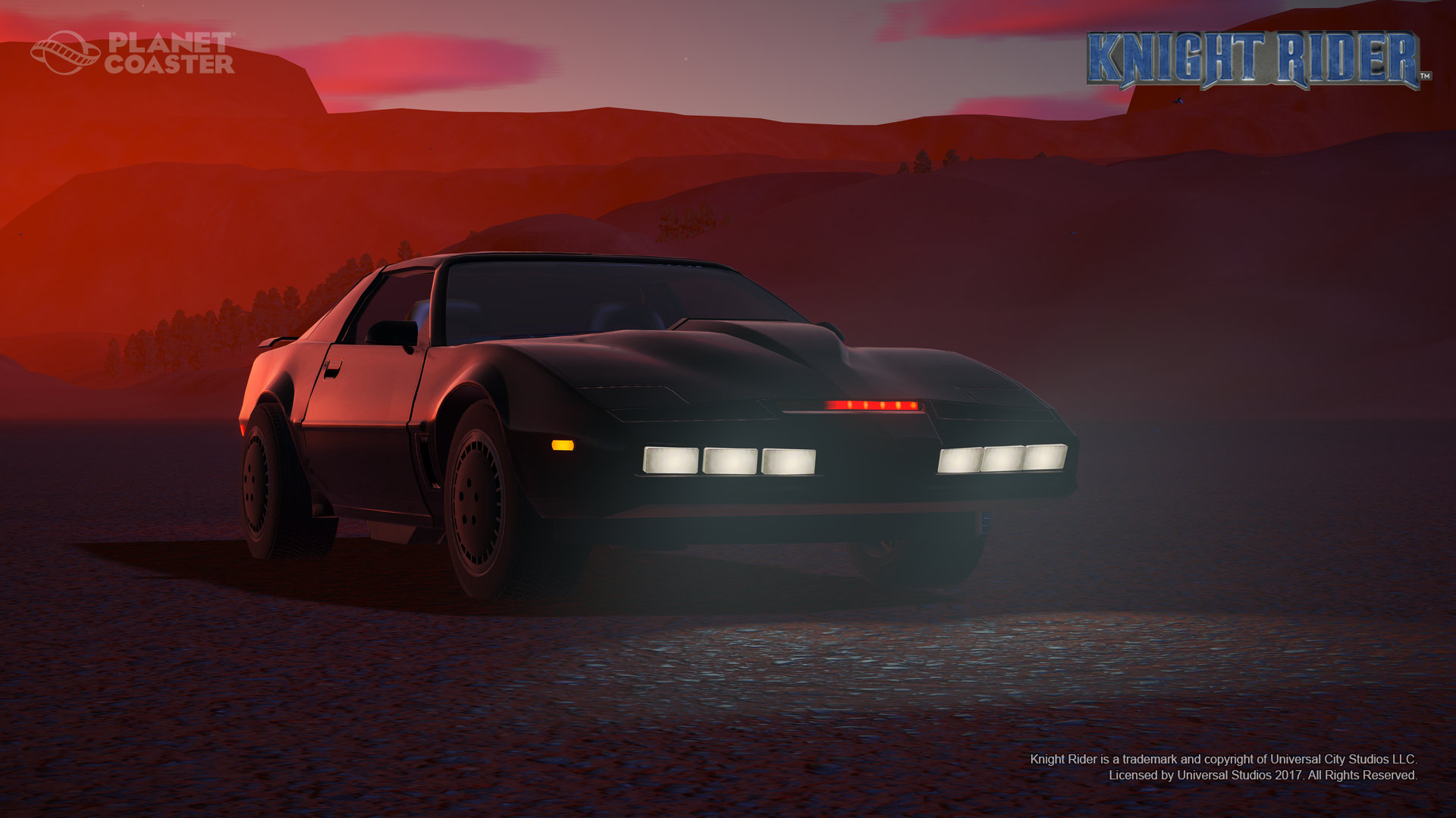 Planet Coaster - Knight Rider K.I.T.T. Construction Kit DLC - PC (Steam) Screenshot 1