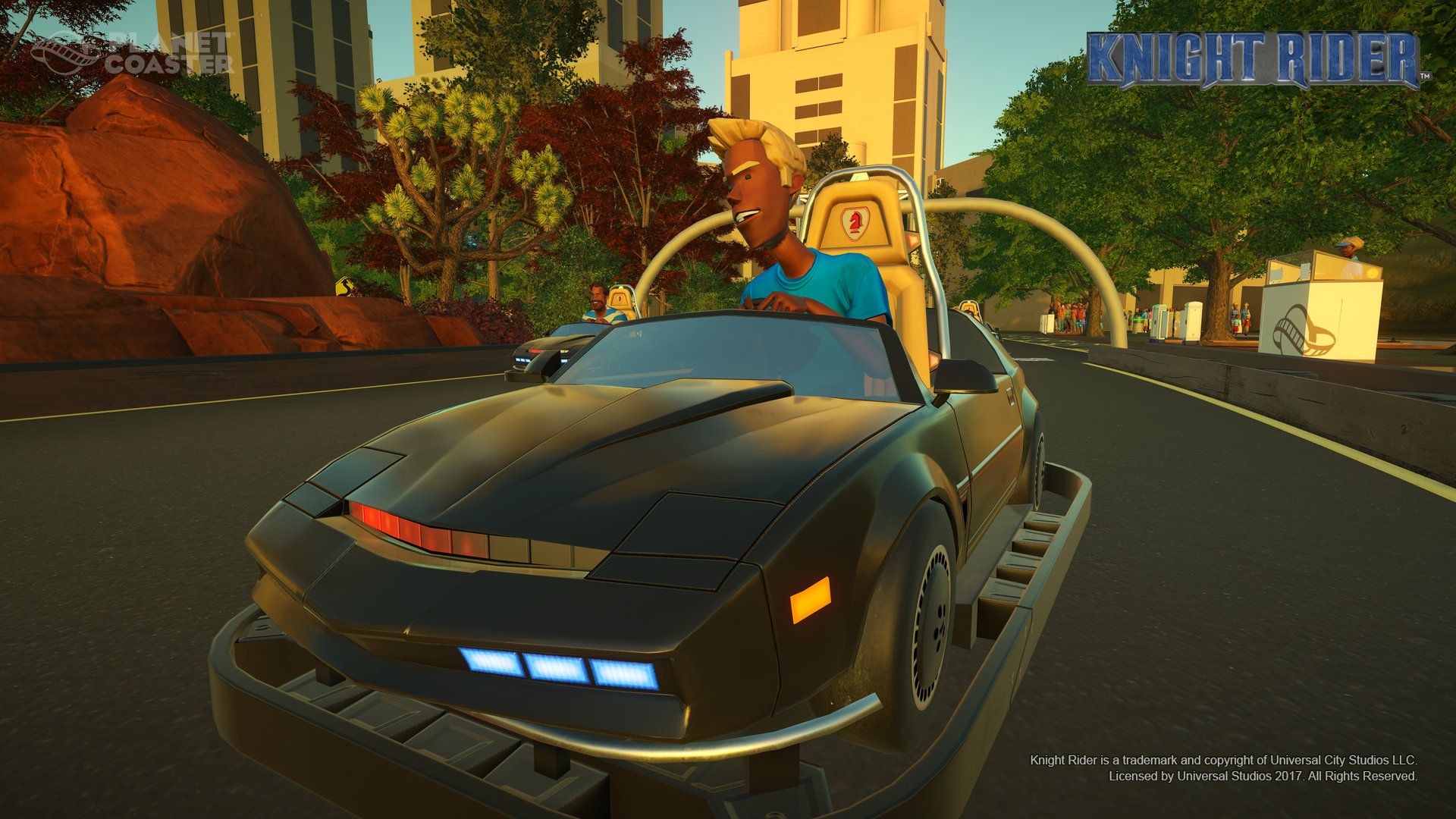 Planet Coaster - Knight Rider K.I.T.T. Construction Kit DLC - PC (Steam) Screenshot 4