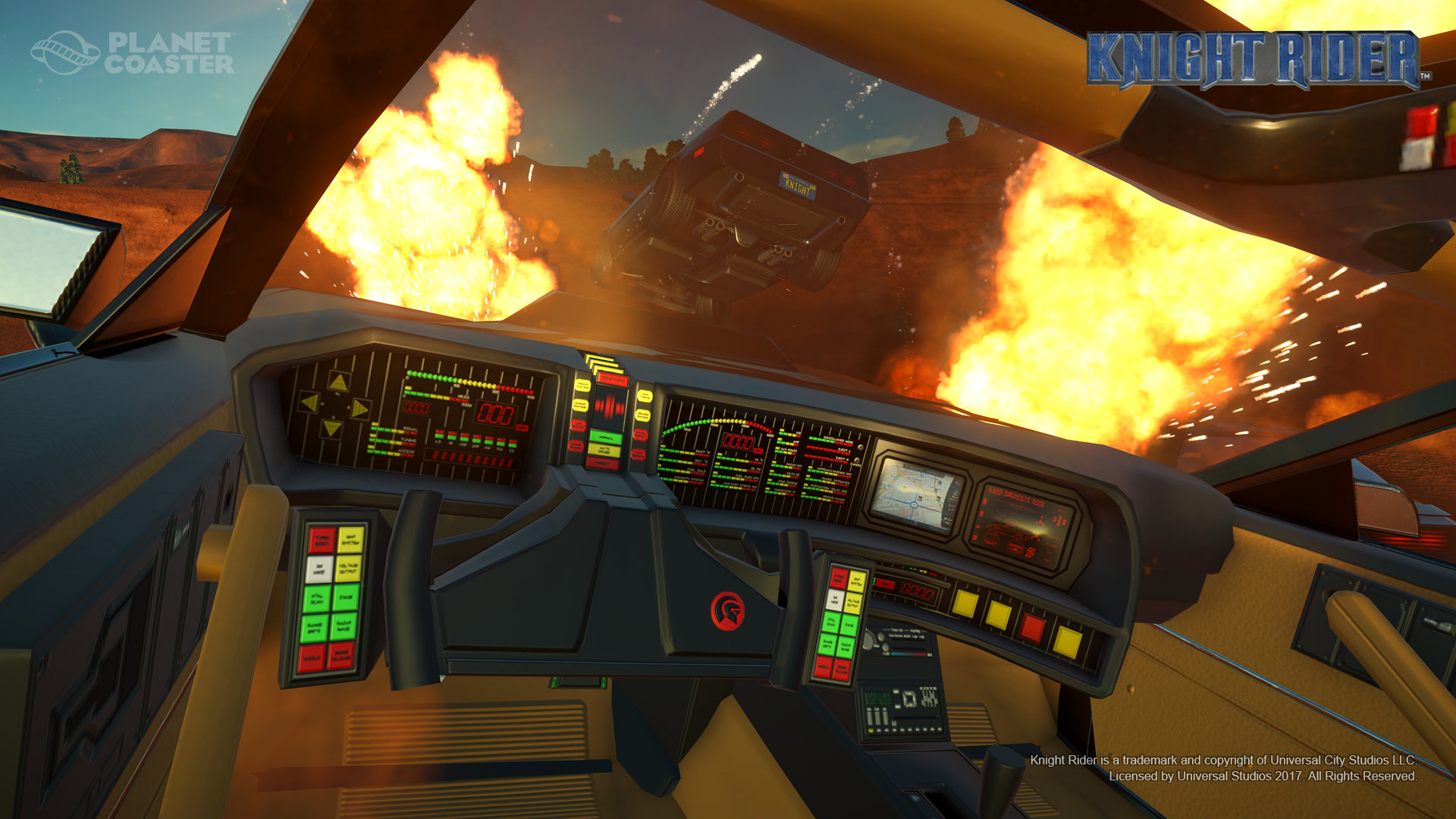 Planet Coaster - Knight Rider K.I.T.T. Construction Kit DLC - PC (Steam) Screenshot 2