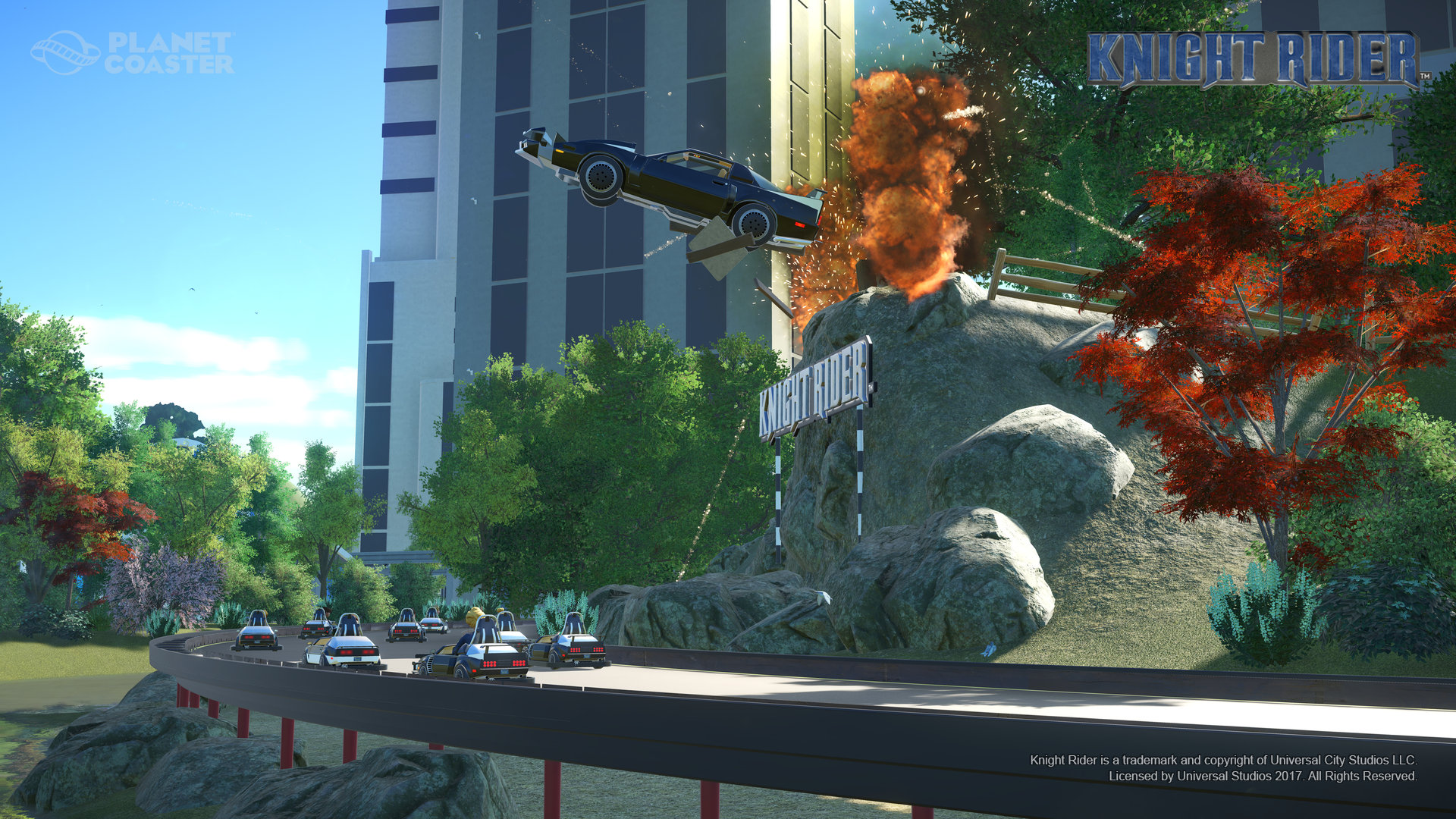 Planet Coaster - Knight Rider K.I.T.T. Construction Kit DLC - PC (Steam) Screenshot 5