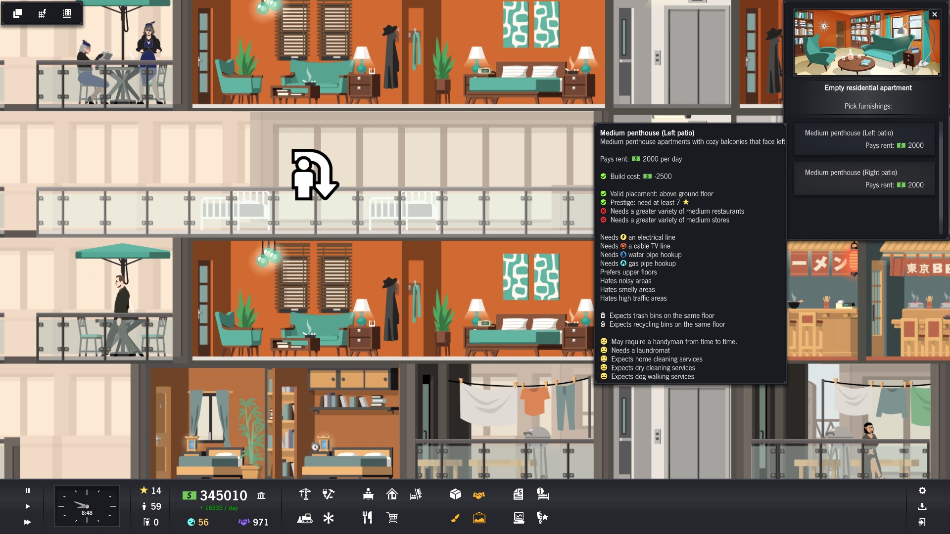 Project Highrise - Tokyo Towers DLC - PC (Steam) Screenshot 3