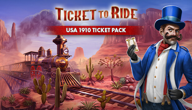 Ticket to Ride - USA 1910 Ticket Pack DLC - PC (Steam)