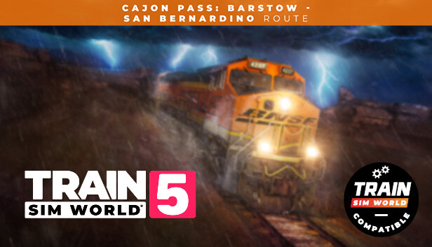 Train Sim World 5: Cajon Pass: Barstow - San Bernardino Route Add-On DLC - PC (Steam)