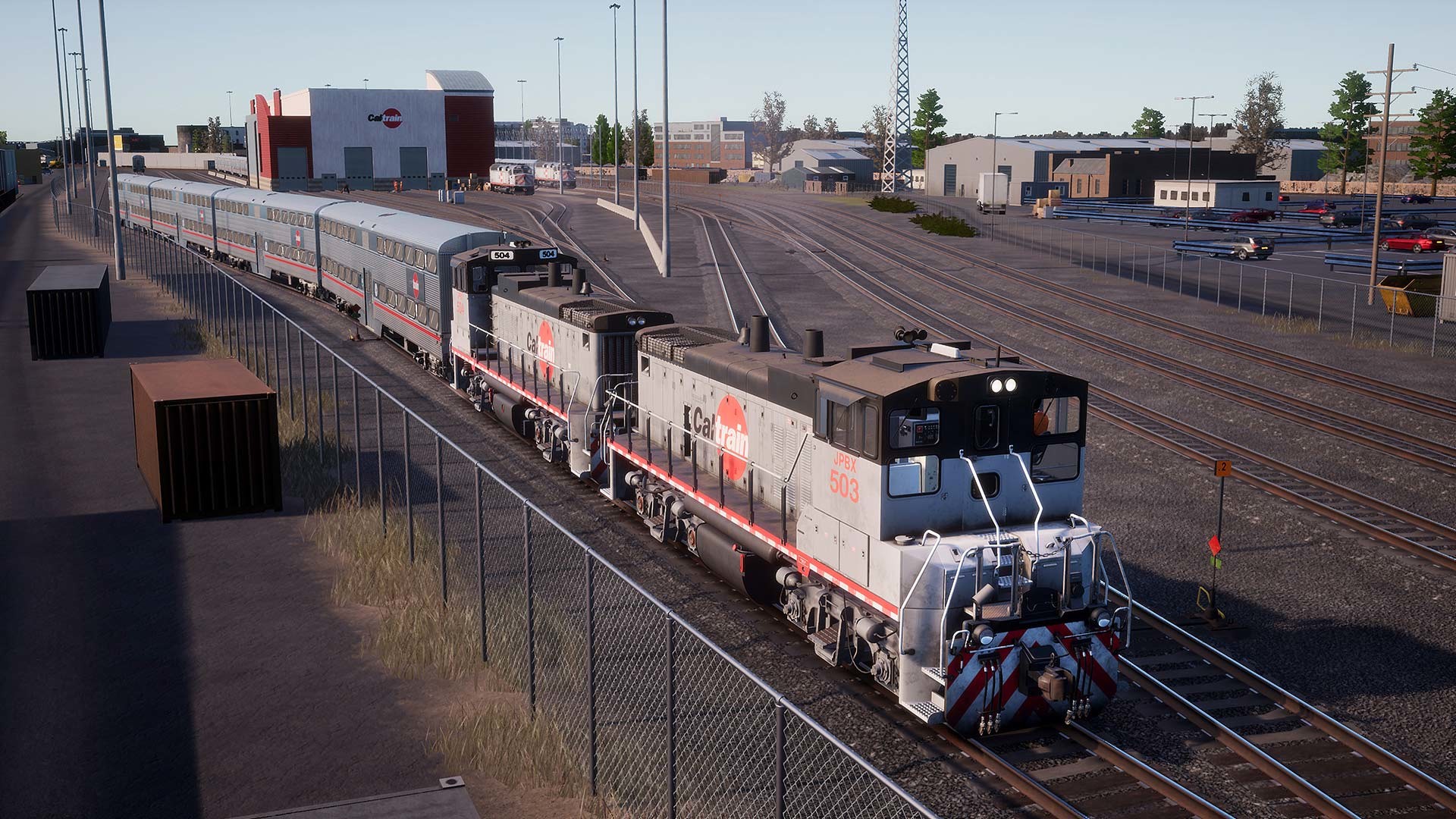 Train Sim World: Caltrain MP15DC Diesel Switcher Loco Add-On DLC Steam CD Key Screenshot 3
