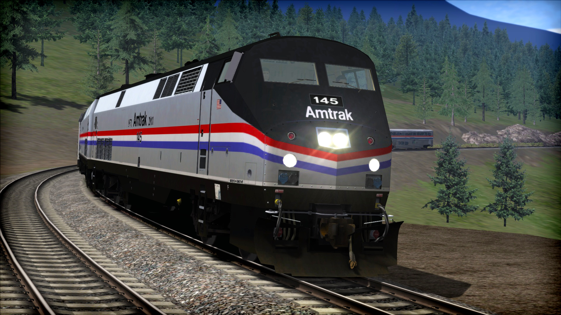 Train Simulator - Amtrak P42 DC Empire Builder Loco Add-On DLC Steam CD Key Screenshot 1