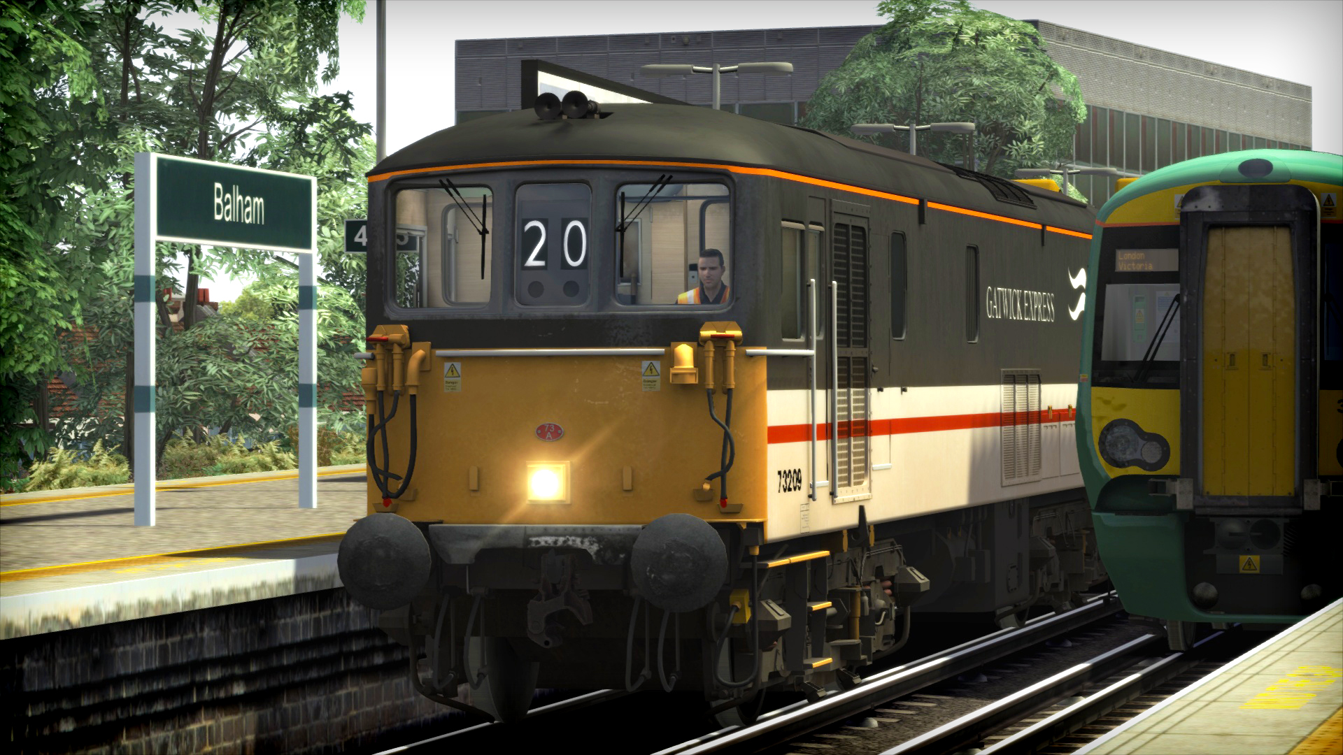 Train Simulator - BR Class 73 'Gatwick Express' Loco Add-On DLC Steam CD Key Screenshot 8