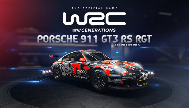 WRC Generations - Porsche 911 GT3 RS RGT Extra liveries DLC Steam CD Key